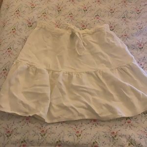 white flowy brandy melville skirt